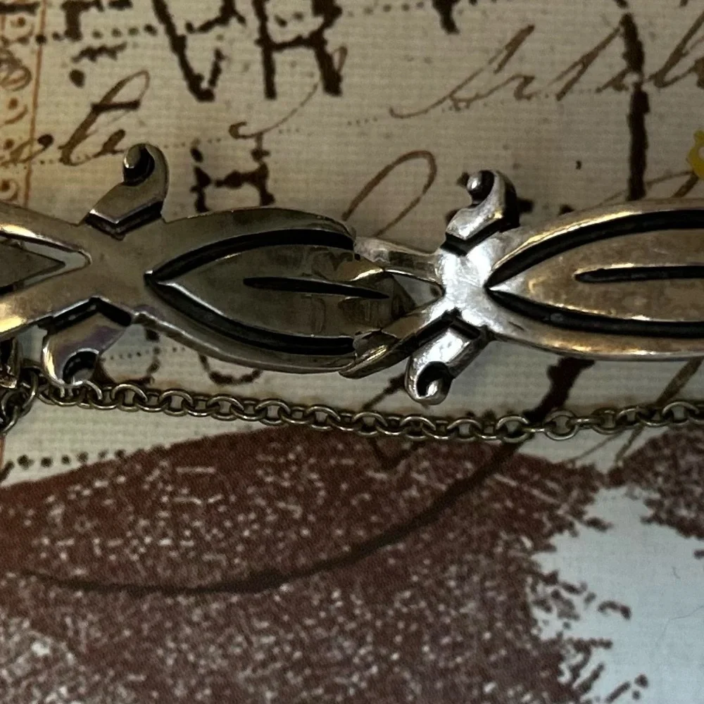 JV JACOB VINTAGE TAXCO midcentury modern Sterling Silver vintage bracelet - Picture 5 of 10